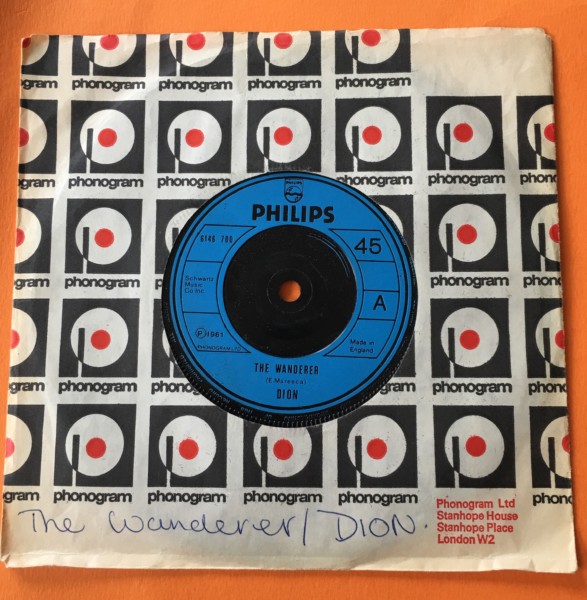 Dion - The Wanderer - Philips Records 7" 1961 (re-issue copy)