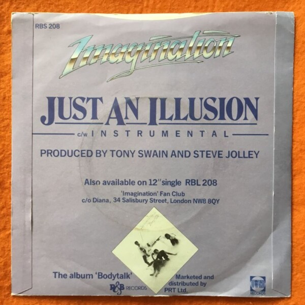 Imagination - Just An Illusion - R&B Records 7" 1982 - Image 2