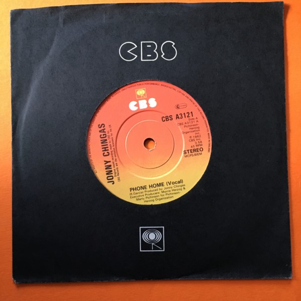 Jonny Chingas - Phone Home - CBS Records 7" - 1982