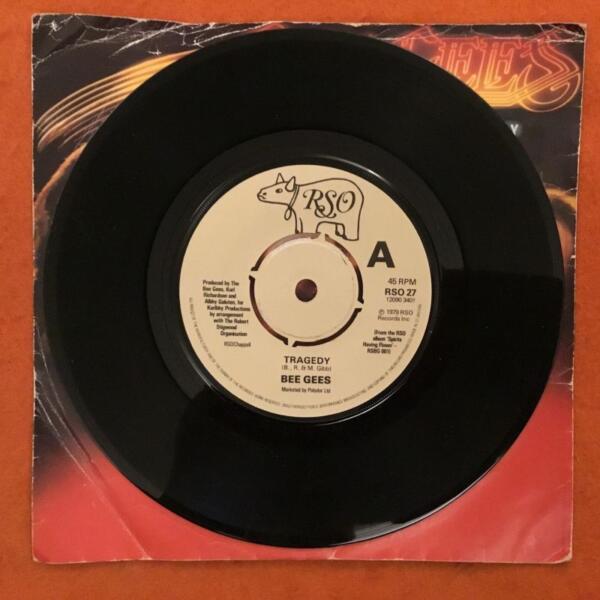 Bee Gees -Tragedy -RSO Records 7" - 1979 - Image 3