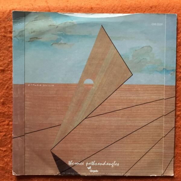 Ultravox- The Voice -Paths & Angles- Chrysalis Records 7" - 1981 - Image 2