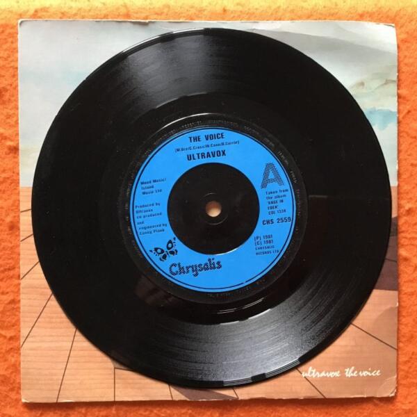 Ultravox- The Voice -Paths & Angles- Chrysalis Records 7" - 1981 - Image 3