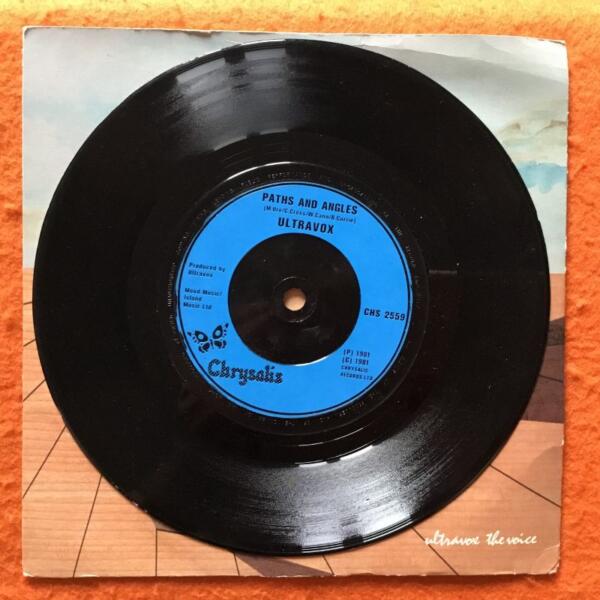 Ultravox- The Voice -Paths & Angles- Chrysalis Records 7" - 1981 - Image 4