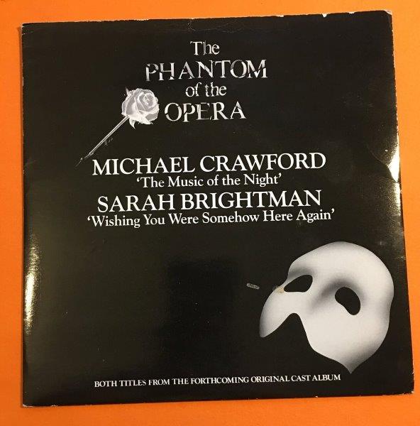 Michael Crawford - Music of the Night - Polydor Records 7" - 1988