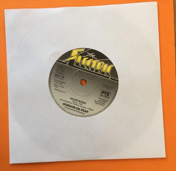 Gordon Giltrap- Heartsong- Electric Records 7" - 1977