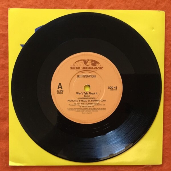 Beats International -Won't Talk About It Remix- Beats International Theme -Go Beat Records 7" -1990 - Image 3