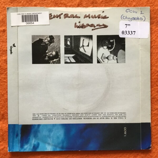 Go West- Call Me- Chrysalis Records 7" -1988 - Image 2