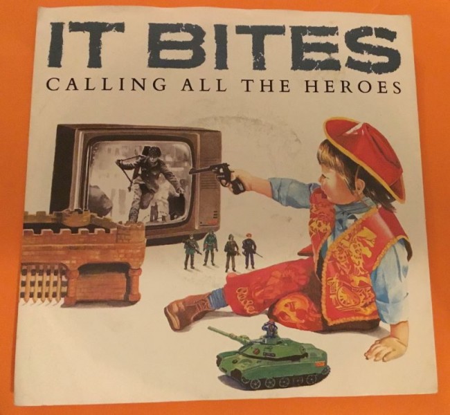 It Bits- Calling All The Heroes- Virgin Records 7"- 1986