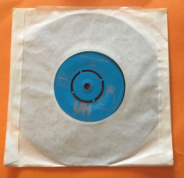 Lobo -I'd Love You to Want Me- UK Records 7" -1972