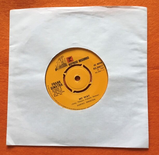 Frank Sinatra- My Way- Reprise Records 7" -1969