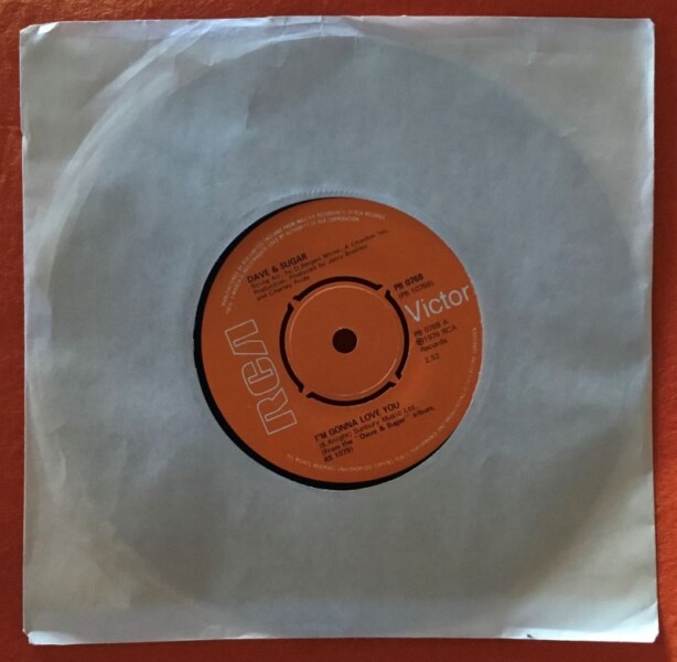 Dave & Sugar- I'm Gonna Love You- RCA Records 7" -1976