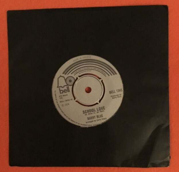 Barry Blue- Miss Hit & Run- Bell Records 7" -1974