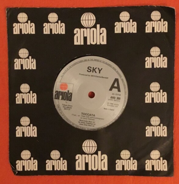 Sky- Toccata- Ariola Records 7" -1980