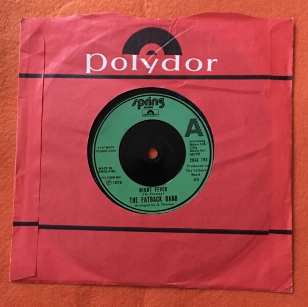 The Fatback Band- Night Fever- Spring Records 7" -1976