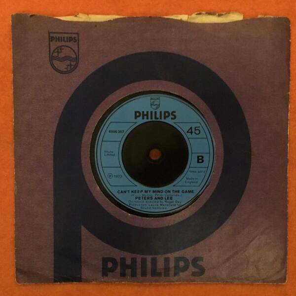 Peters & Lee- Welcome Home- Philips Records 7" -1973 - Image 2