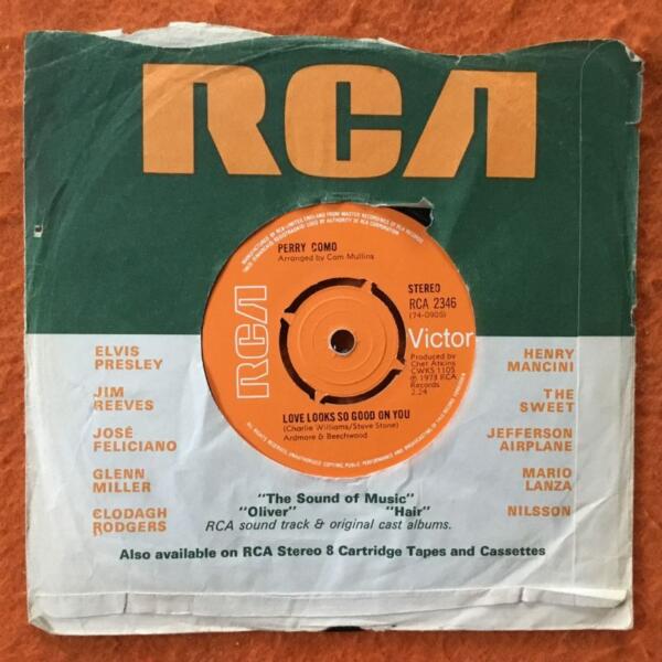 Perry Como- And I Love You So- RCA Records 7" -1973 - Image 2