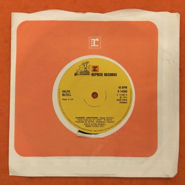 Ralph McTell -Streets of London- Reprise Records 7" -1974 - Image 2