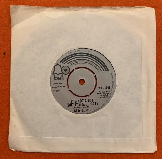 Gary Glitter- Remember Me This Way- Bell Records 7" -1974 - Image 2