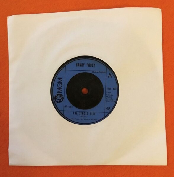 Sandy Posey- The Single Girl- MGM Records 7" -1966