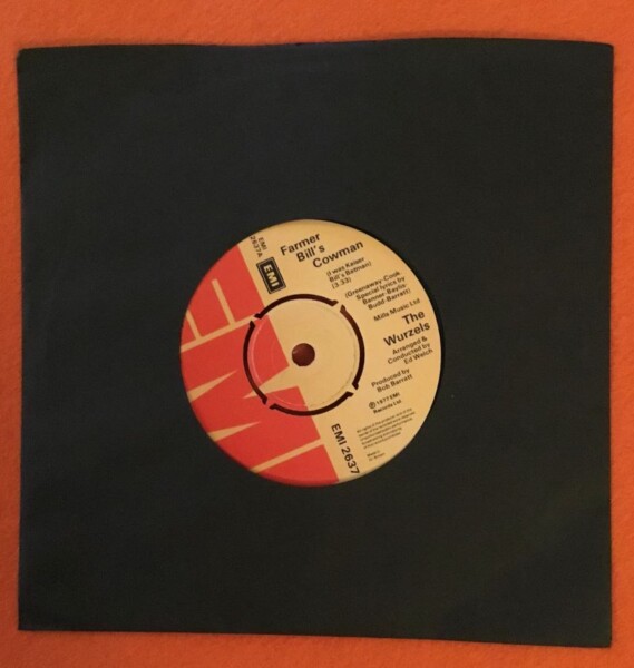 Wurzels- Farmer Bill's Cowman- EMI Records 7" -1977