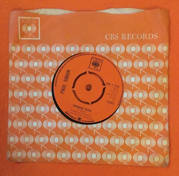 Paul Simon- Mother & Child Reunion- CBS Records 7" -1972