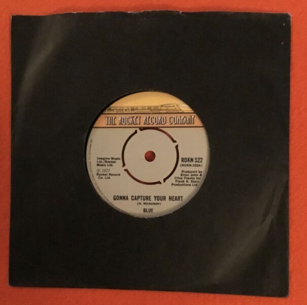 Blue- Gonna Capture Your Heart- Rocket Records 7"- 1977