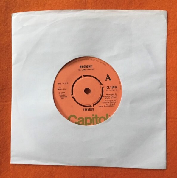 Tavares- Whodunit- Capitol Records 7"- 1977