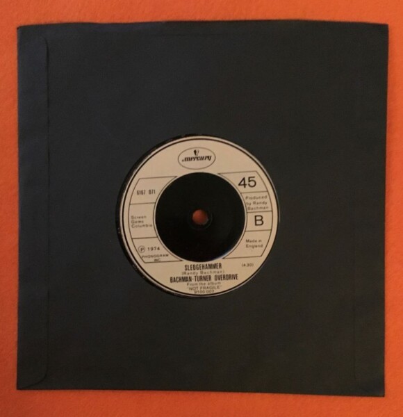 Bachman-Turner Overdrive- Roll On Down The Highway- Mercury Records 7"- 1974 - Image 2