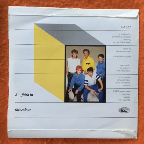 Duran Duran- Is There Something I Should Know?- Faith In This Colour -EMI Records 7" 1983 - Image 2