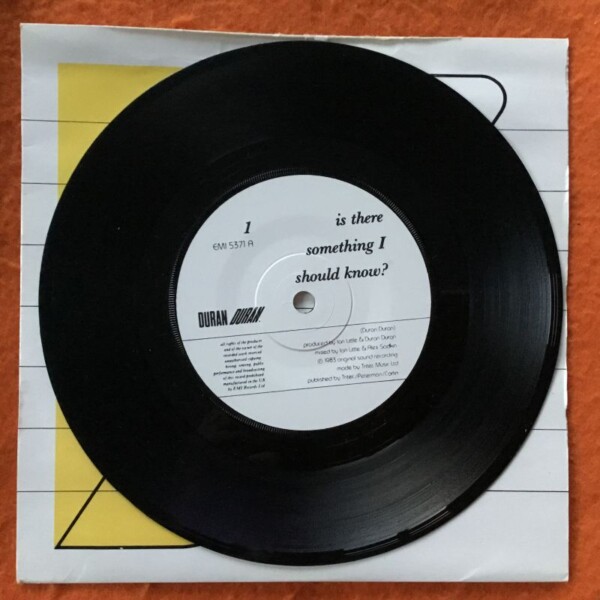 Duran Duran- Is There Something I Should Know?- Faith In This Colour -EMI Records 7" 1983 - Image 3