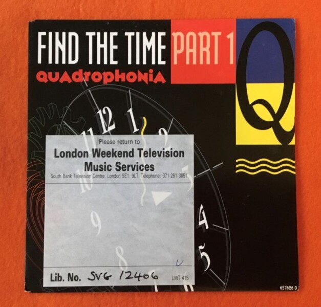 Quadrophonia- Find The Time- ARS Records 7" - 1991