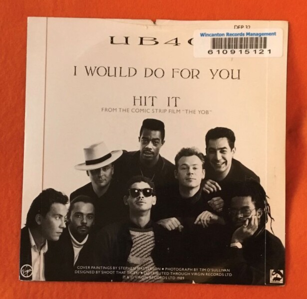 UB40- I Would Do For You- Virgin Records 7" - 1988 - Image 2