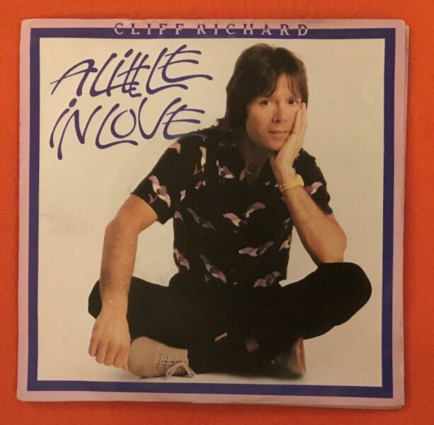 Cliff Richard- A Little In Love- Keep On Looking -EMI Records 7" - 1980