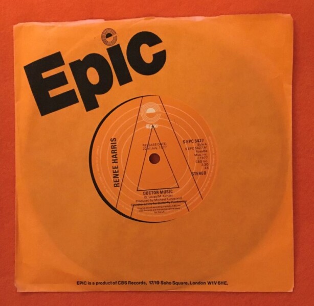 Renee Harris- Doctor Music- On Heaven's Door- Epic Records 7" -1977