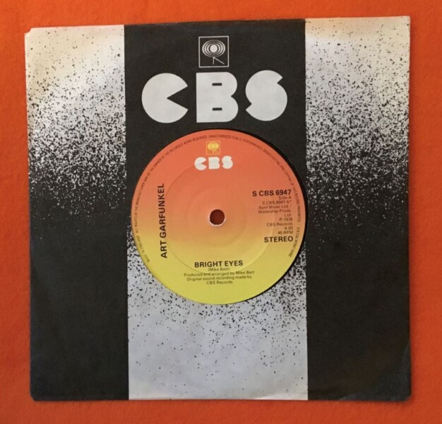 Art Garfunkel- Bright Eyes- CBS Records 7" -1978