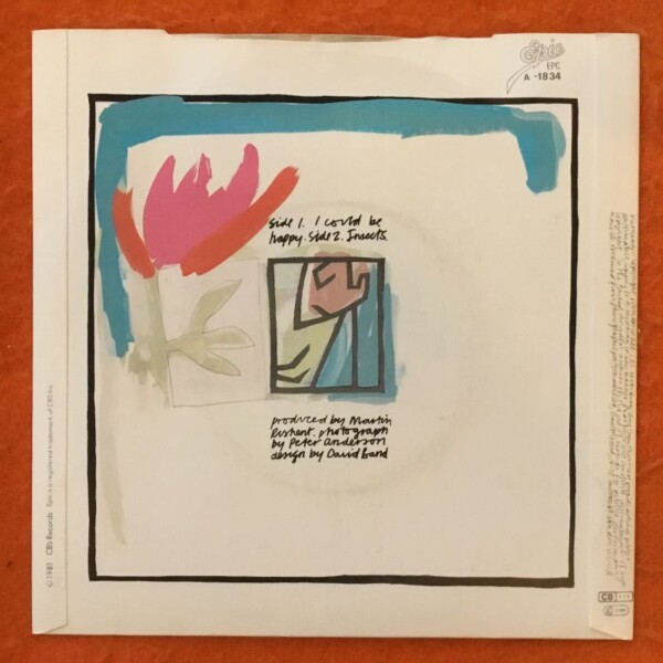Altered Images- I Could Be Happy- Insects- Epic Records 7" - 1981 - Image 2