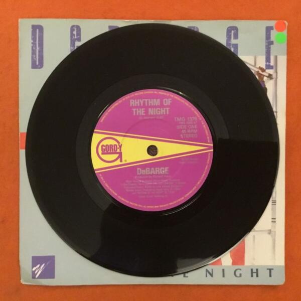 DeBarge- Rhythm of The Night- Gordy Records 7"- 1985 - Image 3