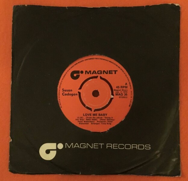 Susan Cadogan- Love Me Baby- Magnet Records 7"- 1975