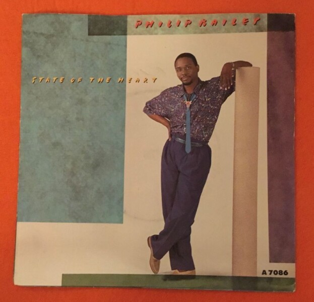 Philip Bailey- State of The Heart- Take This With You- CBS Records 7" - 1986