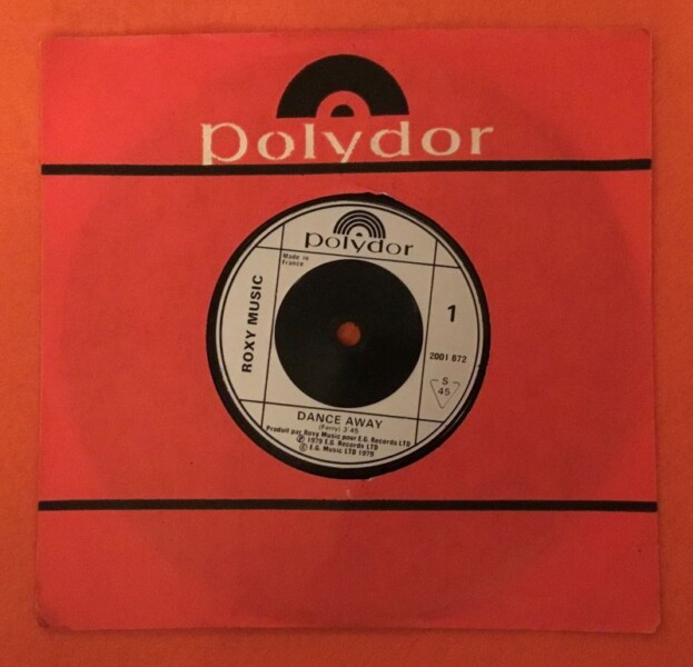 Roxy Music - Dance Away- Cry Cry Cry- Polydor Records 7" - 1979