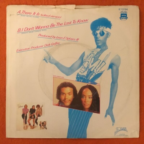 Shalamar- There It Is- Solar Records 7"- 1981 - Image 2