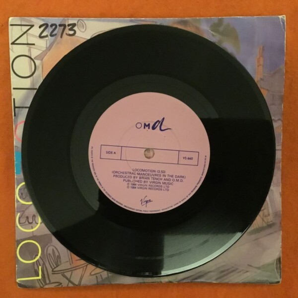 OMD Orchestral Manouevres In The Dark - Locomotion- Virgin Records 7" - 1984 - Image 3