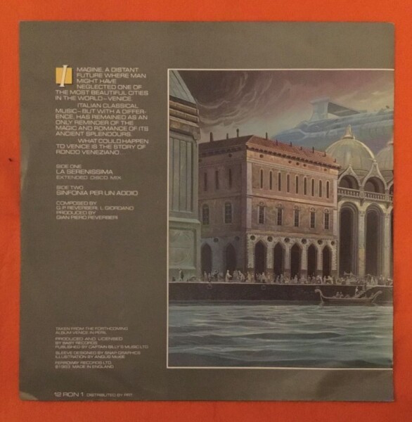 Rondo Veneziano- La Serenissima- Sinfonia Per Un Addio- Baby Records 12" 1983 - Image 2