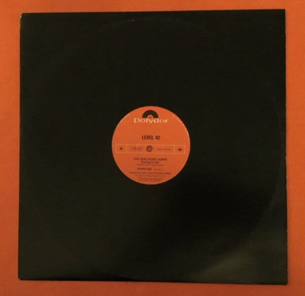 Level 42- The Sun Goes Down (Living It Up)- Can't Walk You Home- Polydor Records 12" 1983
