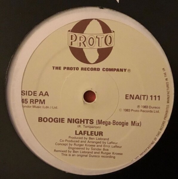 Lafleur- Boogie Nights (2 Versions)- Proto Records 12" 1983 - Image 3