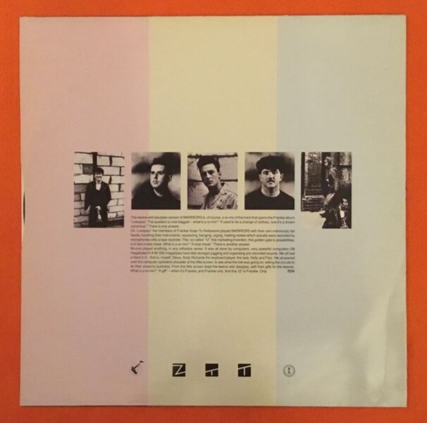 Frankie Goes To Hollywood- Warriors (3 Versions) ZTT Records 12"- 1986 - Image 2