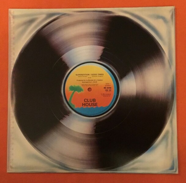 Club House- Superstition/Good Times (2 Versions)- Too Close- Island Records 12" - 1983
