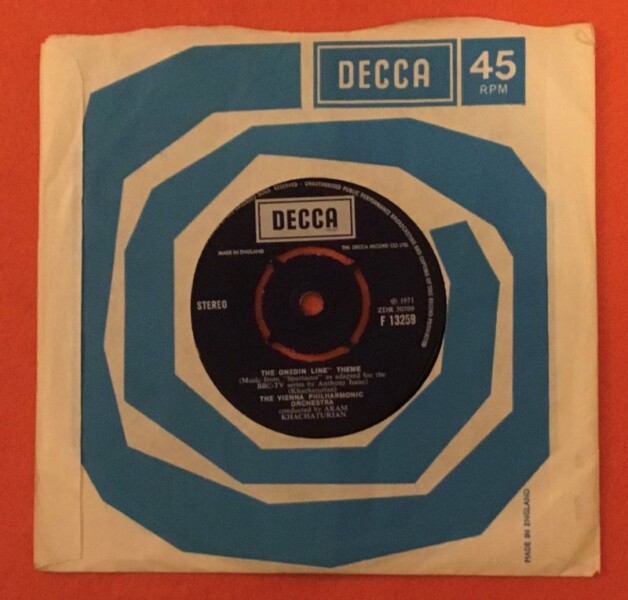Vienna Philharmonic Orchestra -Onedin Line Theme (Katchaturian/Spartacus)- Decca Records 7" - 1971 - Image 2