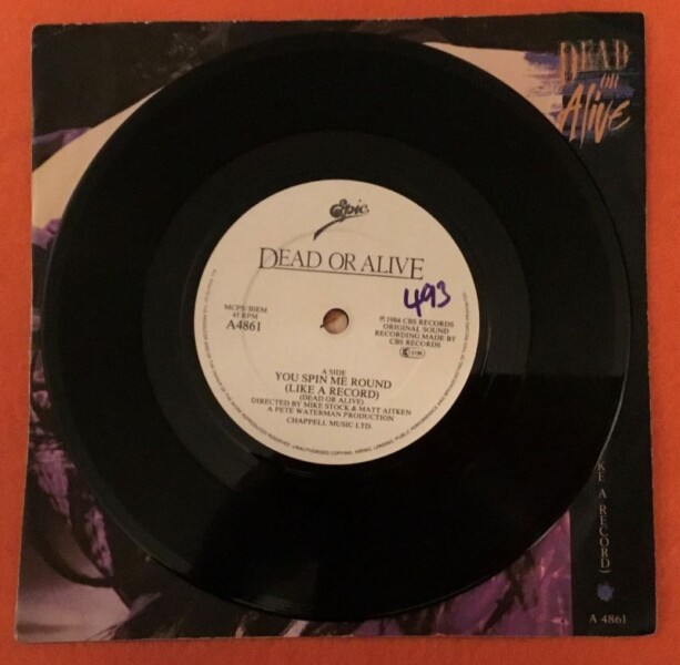 Dead or Alive- You Spin Me Round (Like A Record)- Epic Records 7" - 1984 - Image 3