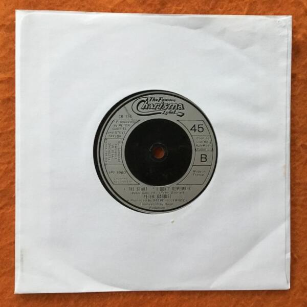 Peter Gabriel- Games Without Frontiers- The Start/I Don't Remember- Charisma Records 7" - 1980 - Image 2